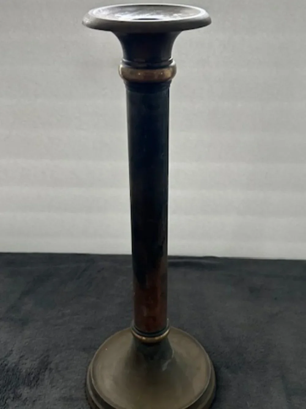 Vintage Brass Tall Candlestick Candle Holder 17